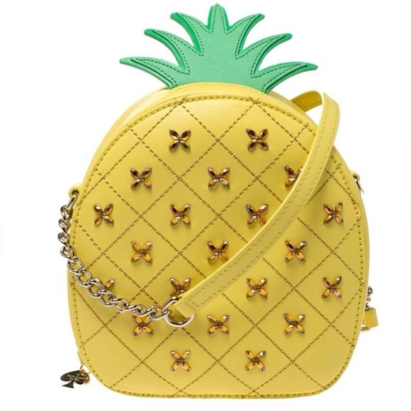 KATE SPADE “How Refreshing” Novelty Pineapple Crossbody - Picture 2 of 15